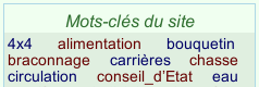 Mots-clés du site